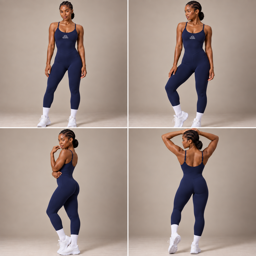 BloomSculpt – combinaison sport sculptante femme BloomFit – vue studio 2